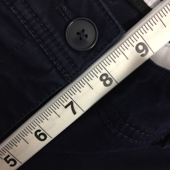 Talbots Perfect Chino Womens 8P Petite Dark Indigo Blue Pants Measure 32x27 - Picture 8 of 10